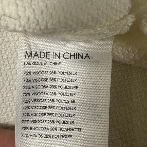 Club Monaco White Fancy Stitch Knit Mini Skirt - Picture 3 of 7